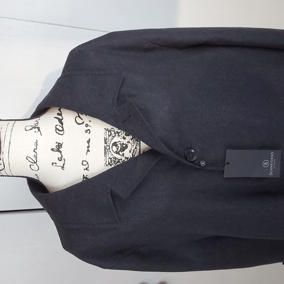 Schneiders- Mens Jimmie Rainloden Charcoal Dress Coat Austria Wool Sz.L (44-46) - Picture 2 of 16